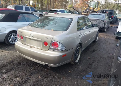 2001 Lexus Is 300 from USA, damaged, VIN JTHBD182010001321